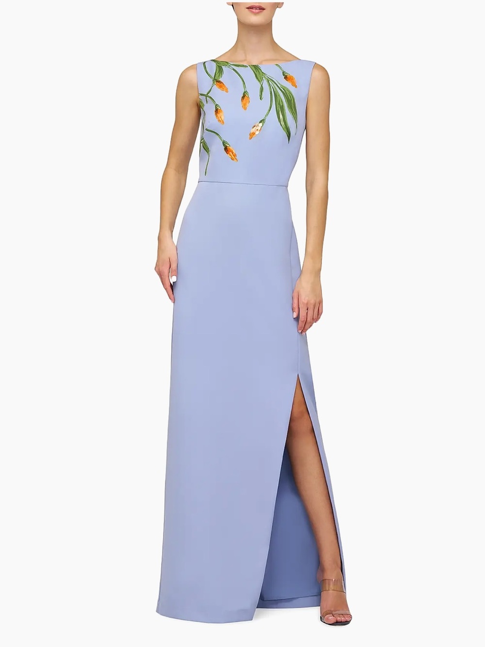 Kay Unger Ira Embellished Column Gown